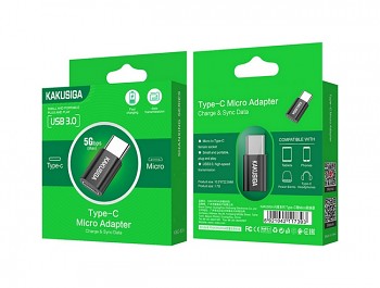 Adaptér Kaku KSC-531 microUSB - USB-C (Type-C) černý