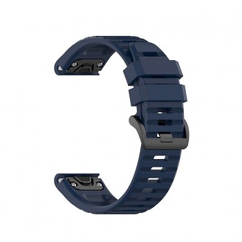Silikonový řemínek FIXED Silicone Strap pro Garmin QuickFit 22mm, modrý ROZBALENO 5
