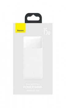 Powerbank Baseus Bipow 30000mAh 15W bílá 2