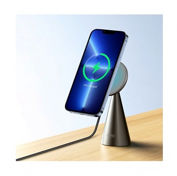Bezdrátová rychlonabíječka Dux Ducis Duzzona W3 3v1 Magsafe šedá 4