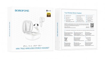 Bezdrátová sluchátka Borofone BW18 TWS bílá 1