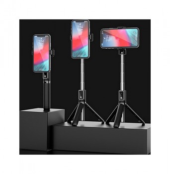 Bluetooth tripod mini selfie tyč P40 černá