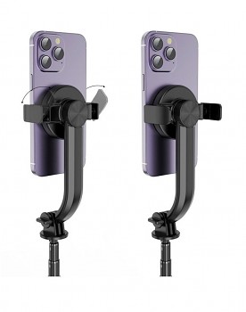 Bluetooth tripod selfie tyč TopQ s podporou MagSafe černá