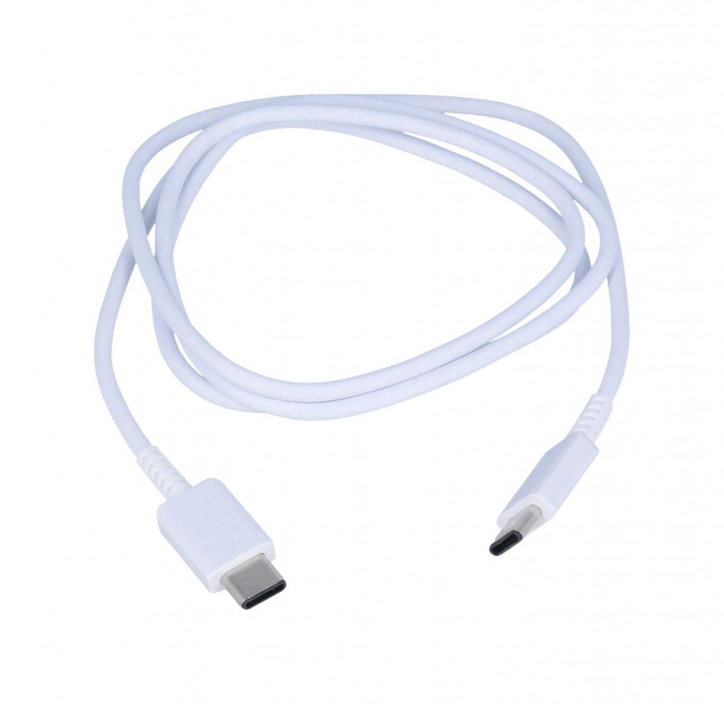 Datový kabel Super Flash Charge USB-C - USB-C 1 m bílý 5A