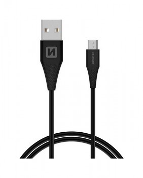 Datový kabel Swissten pro outdoorové smartphony micro USB 1,5m černý
