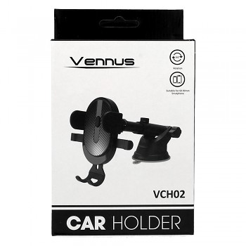Držák na mobil do auta Vennus VCH02 černý 