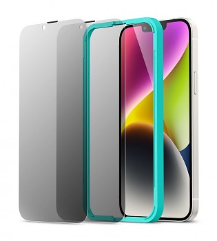 Flexibilní sklo ESR na mobil iPhone 13 Pro Double Pack tmavé