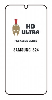 Ochranné flexibilní sklo HD Ultra na Samsung S24