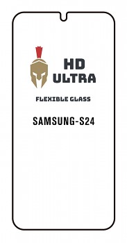 Ochranné flexibilní sklo HD Ultra na Samsung S24