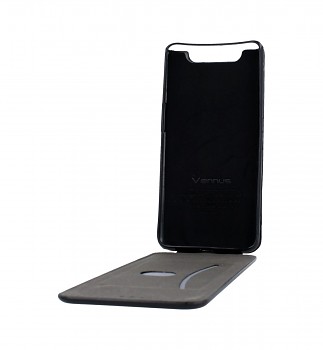 Flipové pouzdro Vennus Elegance Flexi na Samsung A80 černé (2)