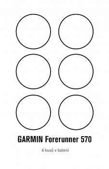 Fólie RedGlass na Garmin Forerunner 570 (42 mm) 6 ks