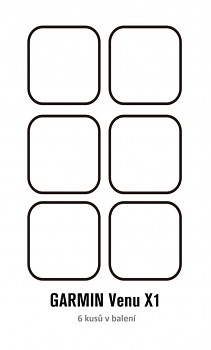 Fólie RedGlass na Garmin Venu X1 6 ks 1