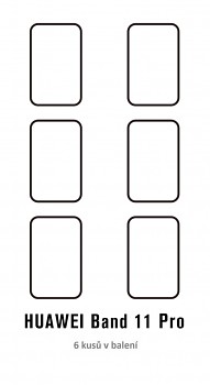 Fólie RedGlass na Huawei Band 11 Pro 6 ks