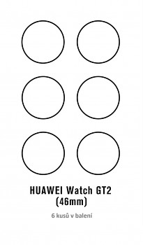 Fólie RedGlass na Huawei Watch GT 2 (46 mm) 6 ks