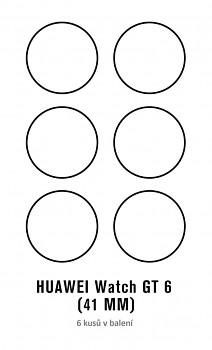Fólie RedGlass na Huawei Watch GT 6 (41 mm) 6 ks