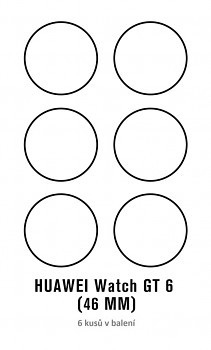 Fólie RedGlass na Huawei Watch GT 6 (46 mm) 6 ks
