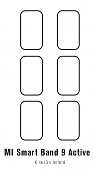Fólie RedGlass na Xiaomi Smart Band 9 Active 6 ks 1
