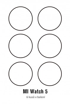 Fólie RedGlass na Xiaomi Watch 5 6 ks