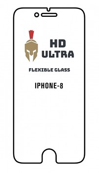 Ochranné flexibilní sklo HD Ultra na iPhone 8