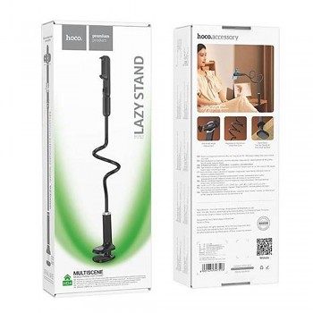 Držák flexibilní na mobil na stůl HOCO HD4 bílý