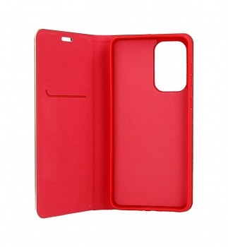 Knížkové pouzdro Luna Book na Xiaomi Redmi Note 10 5G červené 2