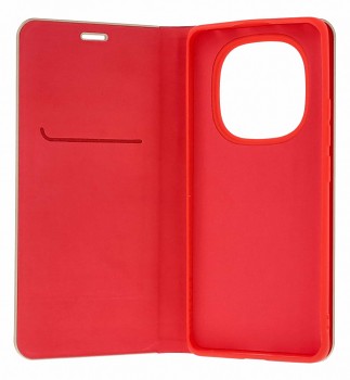 Knížkové pouzdro TopQ Luna Book na mobil Xiaomi Redmi Note 14 Pro 5G červené 2