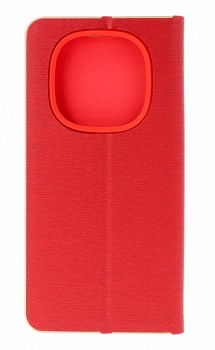 Knížkové pouzdro TopQ Luna Book na mobil Xiaomi Redmi Note 14 Pro 5G červené