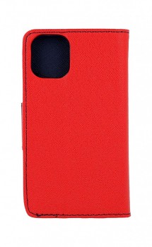 Knížkové pouzdro na mobil iPhone 12 mini červené (1)