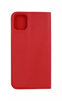 Knížkové pouzdro Smart Magnet na mobil iPhone 12 mini červené (1)
