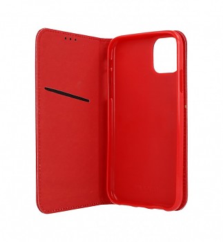 Knížkové pouzdro Smart Magnet na mobil iPhone 12 mini červené (2)