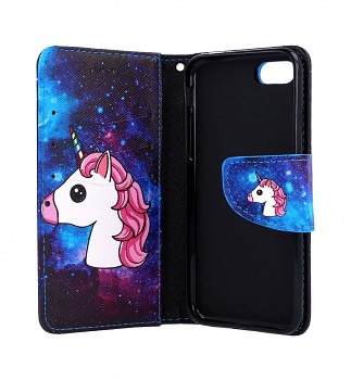 Knížkové pouzdro na iPhone SE 2020 Space Unicorn (2)