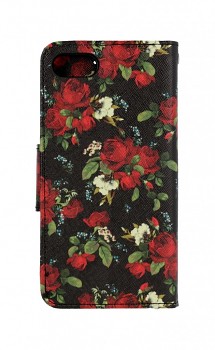 Knížkové pouzdro na iPhone SE 2022 Květy růží 1