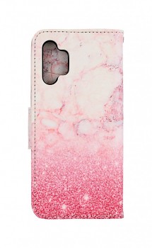 Knížkové pouzdro na Samsung A32 5G Růžový mramor