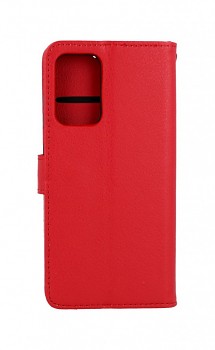 Knížkové pouzdro na Xiaomi Poco M4 Pro 5G červené s přezkou 1