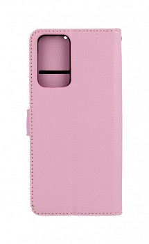 Knížkové pouzdro na Xiaomi Poco M4 Pro 5G světle růžové s přezkou 1