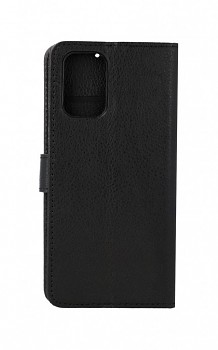 Knížkové pouzdro TopQ na mobil Xiaomi Redmi 10 černé s přezkou
