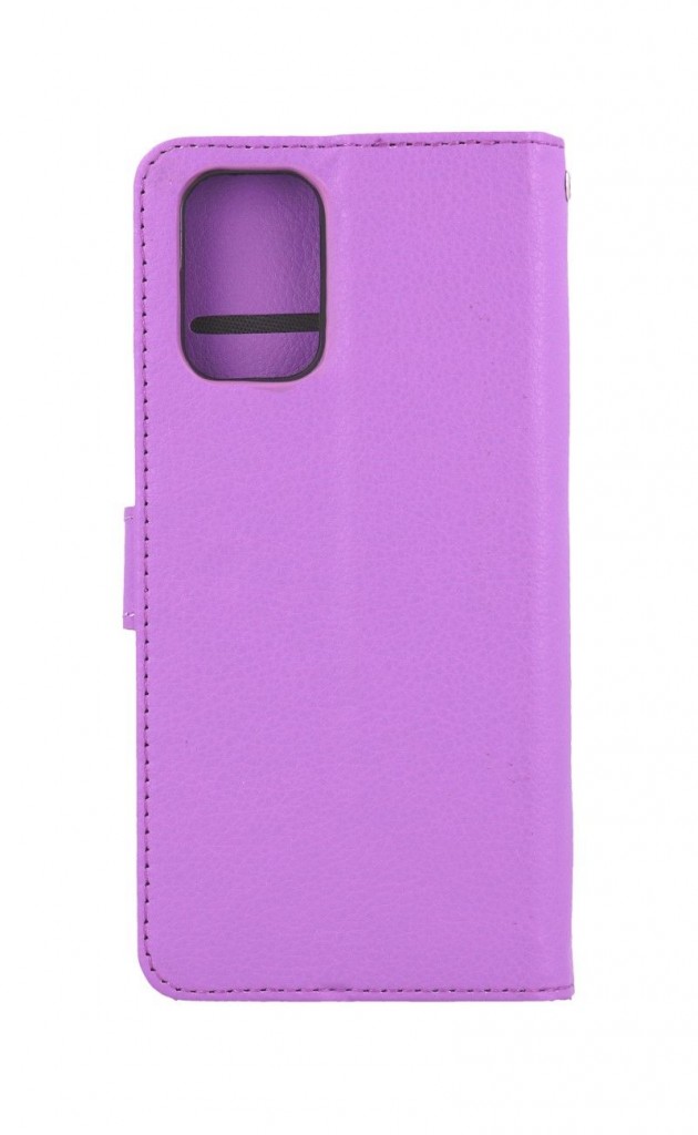 Knížkové pouzdro TopQ na mobil Xiaomi Redmi 10 fialové s přezkou