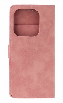 Knížkové pouzdro na Xiaomi Redmi 17 se zipem růžové 1