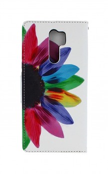 Knížkové pouzdro na Xiaomi Redmi 9 Barevná květina