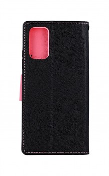 Knížkové pouzdro na Xiaomi Redmi 9T černo-růžové