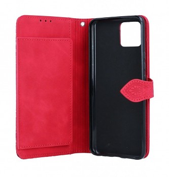 Knížkové pouzdro na Xiaomi Redmi A2 se zipem červené 2