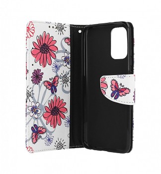 Knížkové pouzdro na Xiaomi Redmi Note 10 5G Flowers