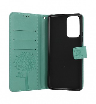 Knížkové pouzdro na Xiaomi Redmi Note 11 Pro Zelený strom sovičky