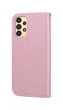 Knížkové pouzdro TopQ na mobil Samsung A13 růžové s králíčkem2