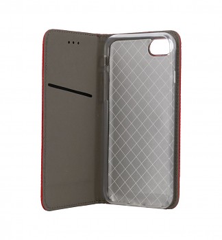 Knížkové pouzdro Smart Magnet na iPhone SE 2020 červené (2)