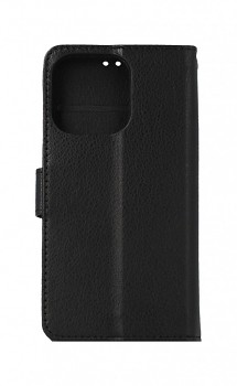 Knížkové pouzdro TopQ na mobil iPhone 15 Pro černé s přezkou 1