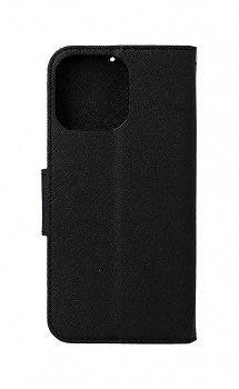 Knížkové pouzdro TopQ na mobil iPhone 15 Pro Max černé 1