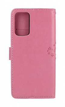  Knížkové pouzdro na Xiaomi Redmi Note 12S Růžový strom sovičky