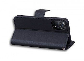 Knížkové pouzdro TopQ na mobil Xiaomi Redmi Note 11 Pro černé s pandou3