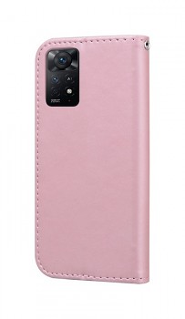 Knížkové pouzdro TopQ na mobil Xiaomi Redmi Note 11 Pro růžové s králíčkem2